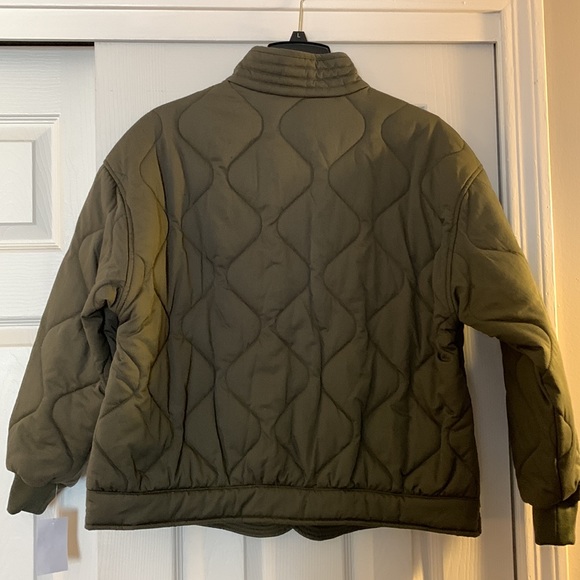 BRAND NEW j2 army green quilted jacket! - Picture 8 of 11